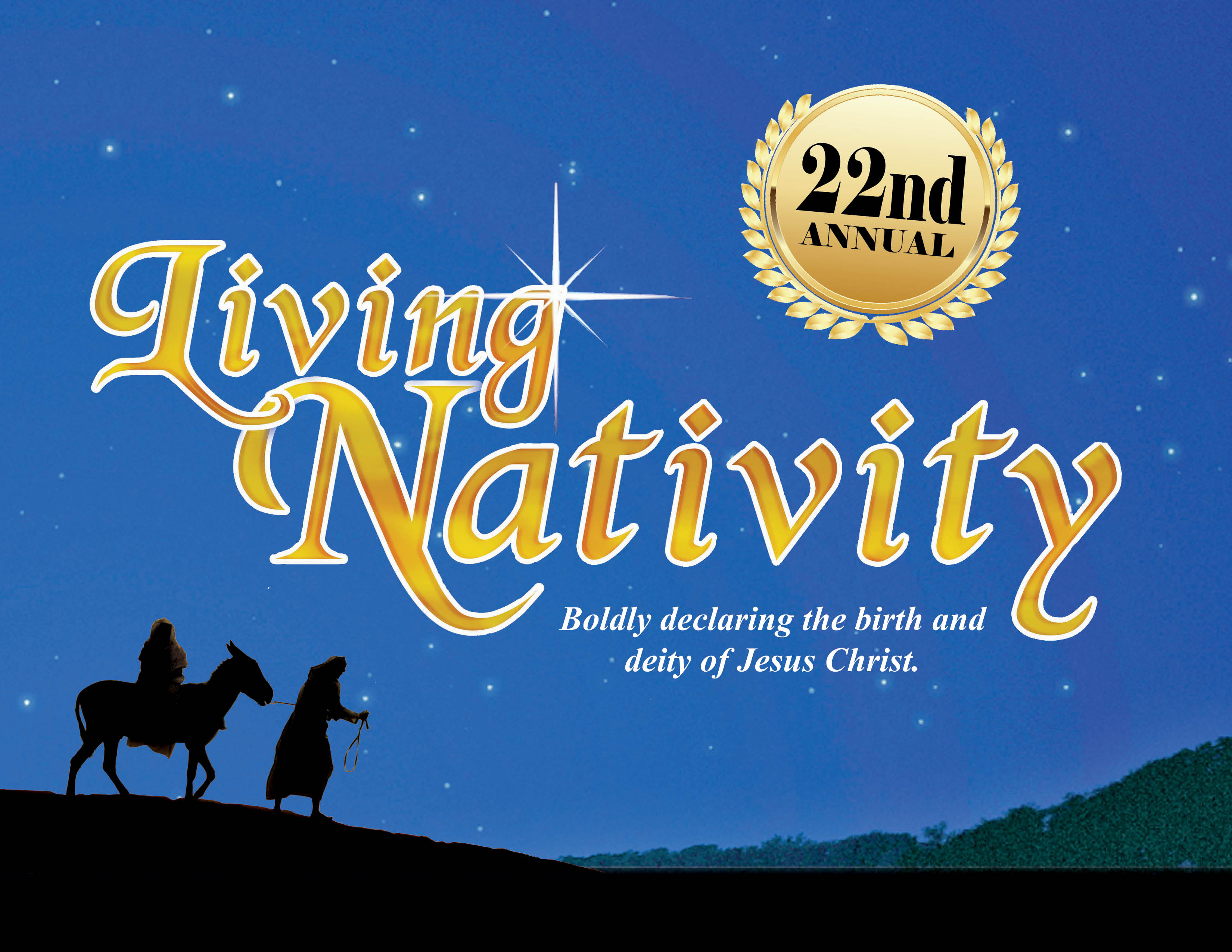 Living Nativity Tickets Are Now Available! December 14th 17th